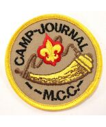 Vintage Camp Journal M.C.C. Bull Horn Round Boy Scouts America Camp Patch - €7,31 EUR