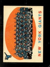 1959 Topps #133 Giants Team Ex Ny Giants *X87099 - £6.14 GBP