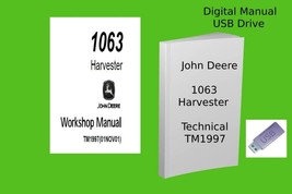 John Deere 1063 Harvester Workshop Manual TM1997 - £14.84 GBP+