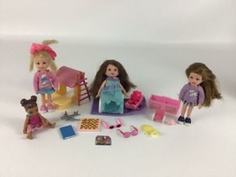 Barbie Kids Toddler Sophia Olivia Becky Dolls 20pc Lot Accessories Matte... - $39.55