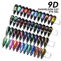 JTING 15ml Super Shiny 9D Chameleon Cat Magnetic Gel Nail Polish Soak Of... - £7.94 GBP