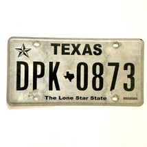 Untagged United States Texas Lone Star State Passenger License Plate DPK 0873 - $16.82