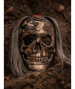 Dark Necromancer Helm, Full-Size Skull Mask, Handmade Skeleton Mask for ... - $276.72 CAD