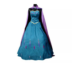 Frozen Elsa cosplay costume  Ice Queen Elsa  Costume Princess Dress  - $120.50