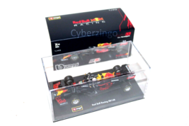 Red Bull F1 Verstappen #33 RB16B w/Helmet &amp; Display Case  Bburago 1:43 NEW - £20.07 GBP