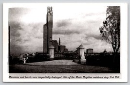 San Francisco Remnants Mark Hopkins Residence Nob Hill After Fire Postcard Y21 - $4.95