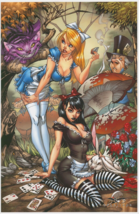 Joe Brusha &amp; Ralph Tedesco SIGNED Zenescope Comic Art Print ~ J. Scott Campbell - £31.35 GBP