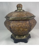 Vase Decorative Accent piece Earth Tones 10 1/2” High X 9 1/2” Wide - $16.94 CAD