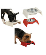 Retro Raised Melamine Bowls for Dogs Healthy Elevated Dog Bowl Small or ... - $273.08 MXN