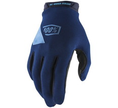 100% Men&#39;s Ridecamp Gloves Navy/Slate Blue L - £19.41 GBP