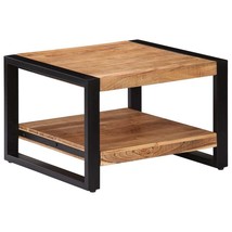 vidaXL Industrial Coffee Table Brown Acacia Solid Wood 42L x 24W - €138,99 EUR