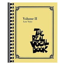  The Real Vocal Book Volume II for LOW VOICE - Spiral Bound - $16.98