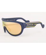 Moncler ML0106 91C Navy Blue / Gold Mirror Sunglasses ML 106 91C - $170.05