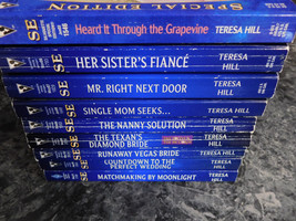 Harlequin Silhouette Teresa Hill lot of 9 Contemporary Romance Paperbacks - £8.64 GBP