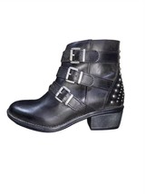 Eric Michael women&#39;s sparta moto boots Black - $206.00