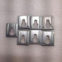 GENUINE IKEA KEYHOLE STEEL MOUNTING BRACKET metal PLATE  #103693 set 7 - $12.00
