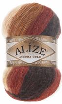 20% Wool 80% Acrylic Soft Yarn Alize Angora Gold Batik Thread Crochet Lace Hand  - £23.63 GBP