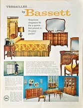 BASSETT - Versailles by Bassett - Classy Furniture - 1962 Vintage Print Ad - £8.07 GBP