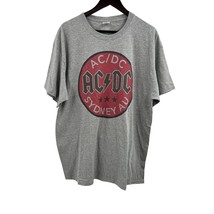 AC/DC Grey Short Sleeve Logo Tee Size XL New - £12.20 GBP