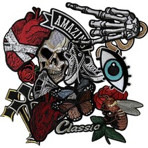 Dark Embroidered Applique Iron On Patches For Backpacks, Rock Band Patches For J - £14.47 GBP