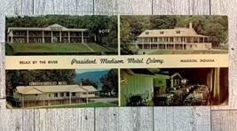 Postcard Madison ,Indiana President Madison Motel Colony On The River Front - £3.18 GBP