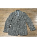 Caravelle Wool Blend Gray/Multicolor Coat/Blazer - Size M/L - See Measur... - $35.53