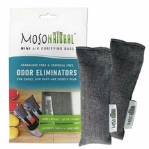 MOSO NATURAL Mini Air Purifying Bag Shoe Deodorizer. Odor Eliminator for Gym ... - $13.46