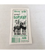 Vintage lucky lottery monthly forecasts numerology guide January 1991 issue - $27.71 CAD