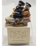 HARMONY KINGDOM Biker Penguin TJSESN00 &quot;EASY SLIDER&quot; Trinket Box - 2000 ... - €20,45 EUR