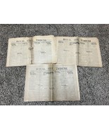 1921 1922 Newspaper Lot - Royal Oak Tribune - Detroit Suburb - Torn Pages - $46.84 CAD