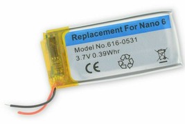 Replacement battery for ipod Nano 6TH GEN 6 MC031LL/A A1366 MC525LL/A MC... - $23.28