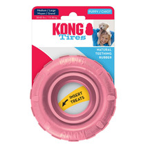 Kong Puppy Tires Dog Toy Assorted 1ea/MD/LG - £7.12 GBP