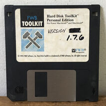 Vtg 1995 FWB Hard Disk ToolKit Personal Edition For Power Macintosh 1.7.6 - $19.99