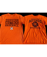Houston Astros Baseball T Shirts Set Lot 2 Boys Large 12 14 Dri Fit &amp; Co... - £36.54 GBP