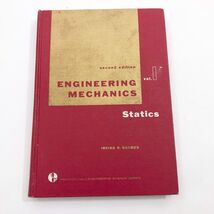Engineering Mechanics Statics Vol 1 Second Edition 4th Printing 1966 HB - €16,96 EUR