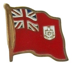 Bermuda Flag Hat Tac or Lapel Pin - $6.84