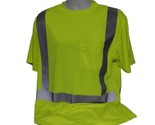 Tingley Job Site™ Class 2 High-Visibility Lime-Green Polyester T-Shirt S... - $10.50