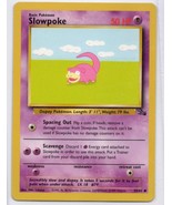 Pokemon TCG Slowpoke Card 1999 55/62 Misprint Error Artist Name - £19.80 GBP