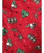 Christmas Fabric Bears The Country Homespun Collection Carolyn Carpin 2 ... - $32.25