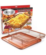 Gotham Steel Crisper Tray 2 Piece Set Made With Titanium &amp; Ceramic Non S... - $24.00 CAD