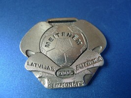 Latvia LFF National Women Football Soccer Championship Sports Award Medal 2005 - £8.00 GBP