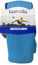Twin City #FSHY Adult Soccer/All Sports Light Blue Socks Size Small-NEW-... - $18.69