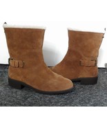 Cole Haan Quiana Bootie Womens Sz 7 B (m) British Tan Brown Suede Boots ... - $68.21 CAD