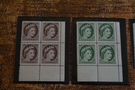 Canada Stamp Blocks 1954-1959 Queen Elizabeth II Prince Philip Royal Visit MNH - £26.20 GBP