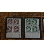 Canada Stamp Blocks 1954-1959 Queen Elizabeth II Prince Philip Royal Vis... - £26.23 GBP