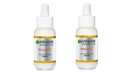 2 Pieces Glow Boosting Garnier Skin Active Vitamin C &amp; Niacinamide Face Serum 30 - £44.05 GBP