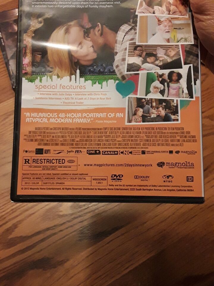 2 Days in New York (2012) Chris Rock, Julie Delpy DVD BRAND NEW Item image 5