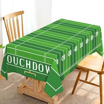 American Football Field Tablecloth Touchdown Sport Themed Birthday Party Decorat - £24.61 GBP