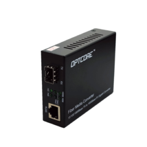 Optcore Media Converter 10/100/1000BASE-T Gigabit Ethernet Switch to SFP Fiber - £30.33 GBP