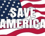 USA Save America 3&#39;X5&#39; Flag ROUGH TEX® 100D - $23.76